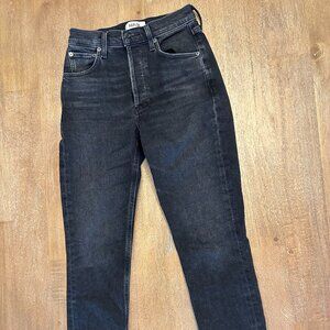 AGOLDE RILEY JEANS, SIZE 24
